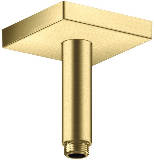 AXOR-HG-AXOR-ShowerSolutions-Deckenanschluss-100-mm-eckig-Brushed-Brass-26437950 gallery number 1